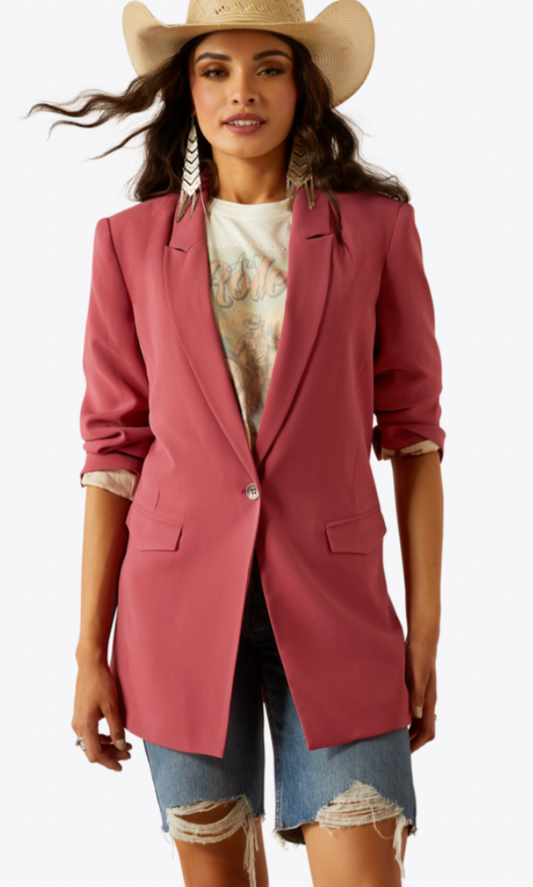 THE ELLA BLAZER {ROSE}