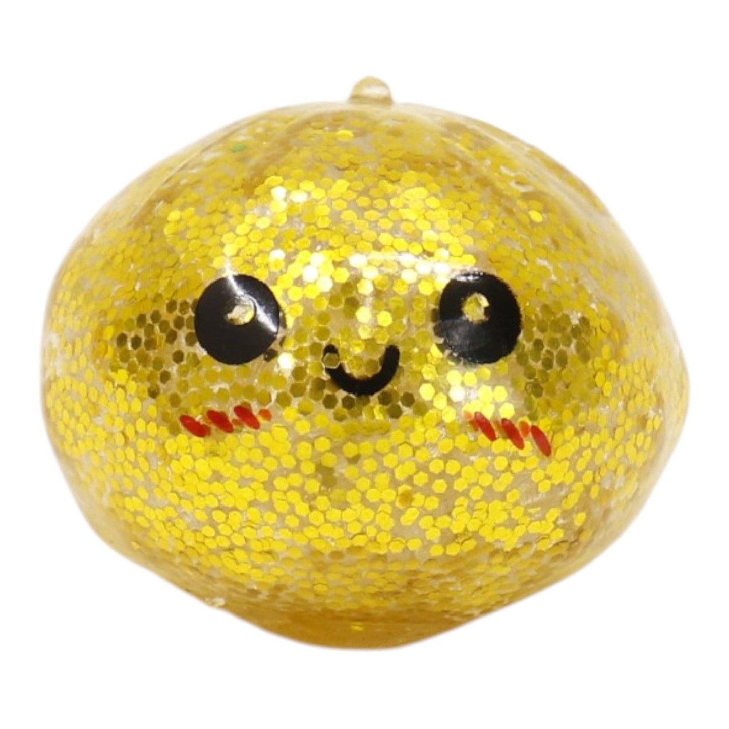 Mini Glitter Gel Bead Squishy Dumpling With Steamer SQ6606-3 (12PC): ASSORTED