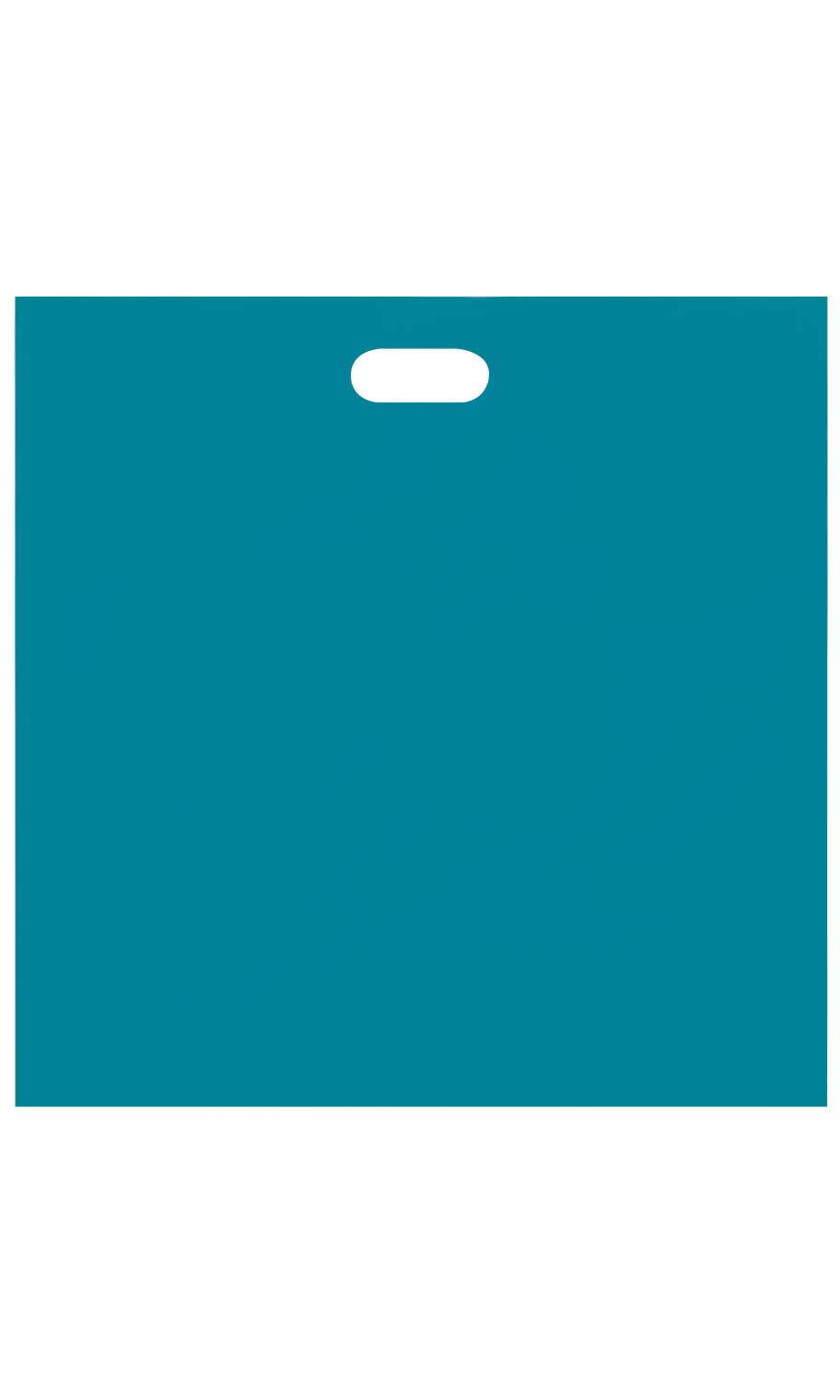Low Density Merchandise Bags: Teal / Case of 1000 / Small