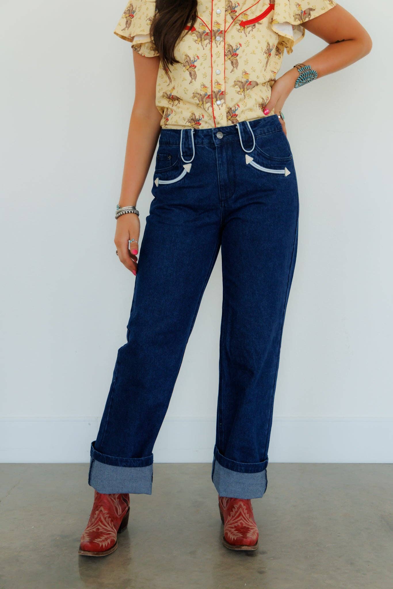 THE HOLLIS WIDE LEG JEAN