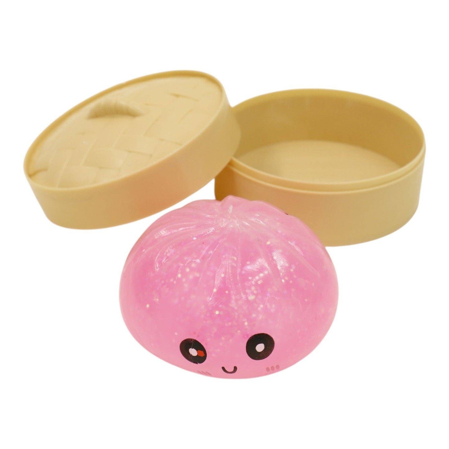 Glitter Bun Squishy Dumpling JT6527-8. (12PC): ASSORTED