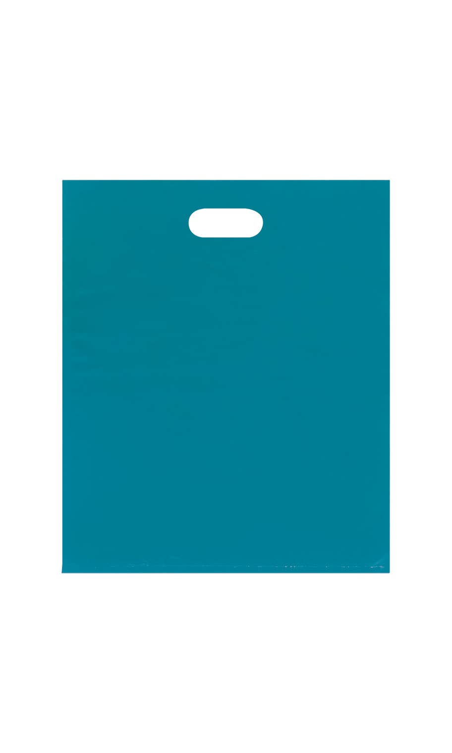 Low Density Merchandise Bags: Teal / Case of 1000 / Small