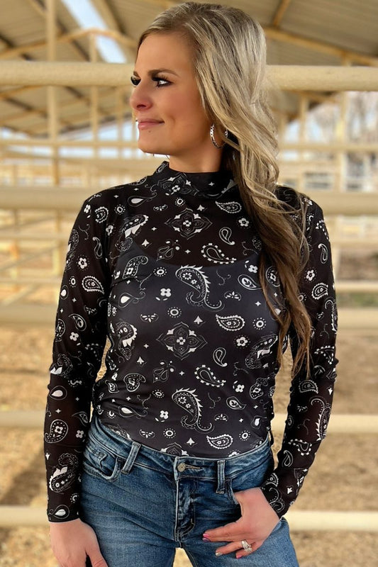 BANDANA BABE (BLACK) MESH