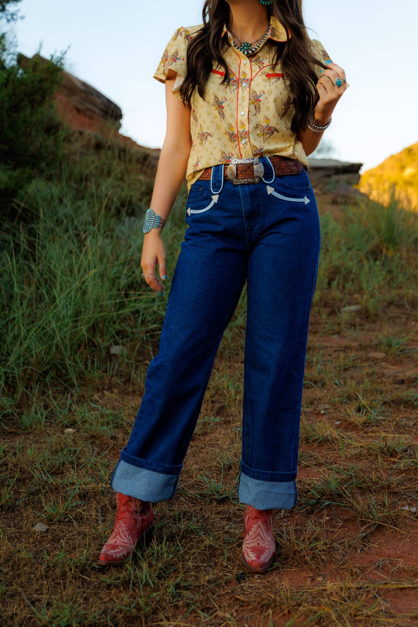 THE HOLLIS WIDE LEG JEAN