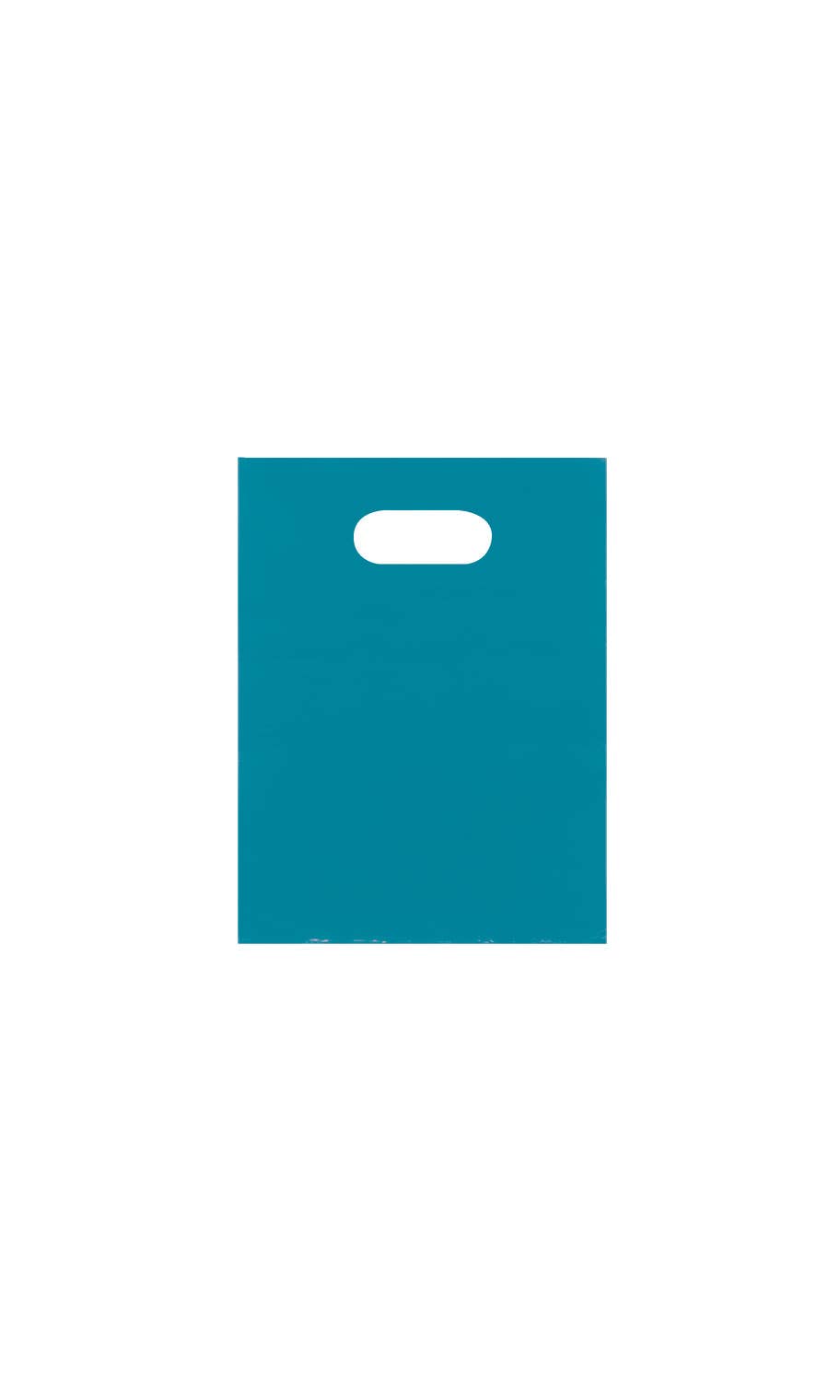 Low Density Merchandise Bags: Teal / Case of 1000 / Small