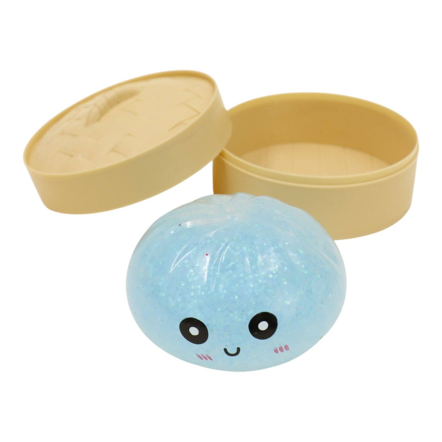 Glitter Bun Squishy Dumpling JT6527-8. (12PC): ASSORTED