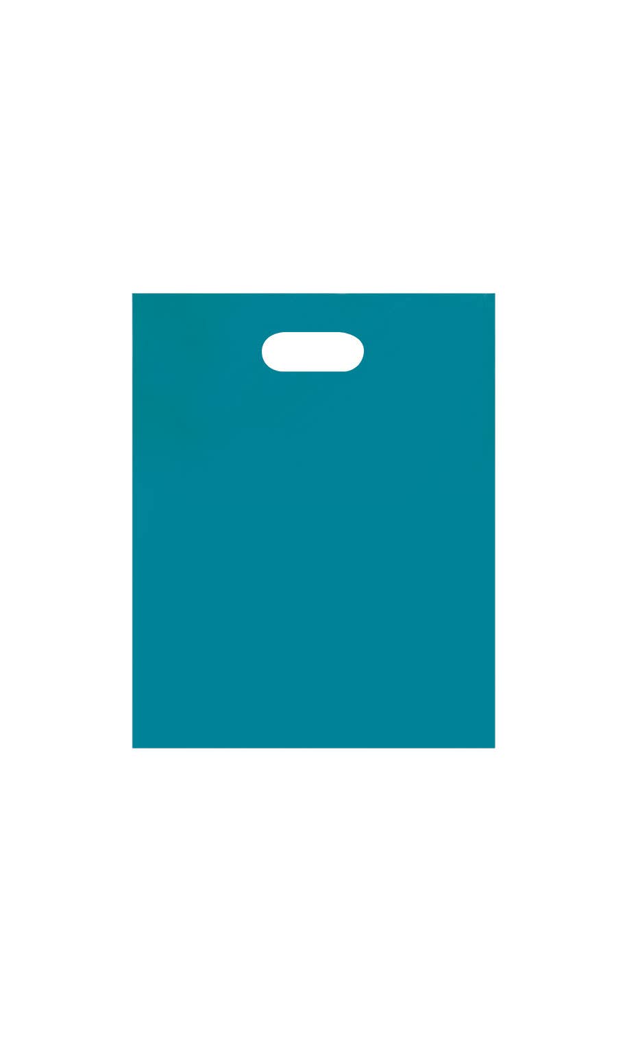 Low Density Merchandise Bags: Teal / Case of 1000 / Small