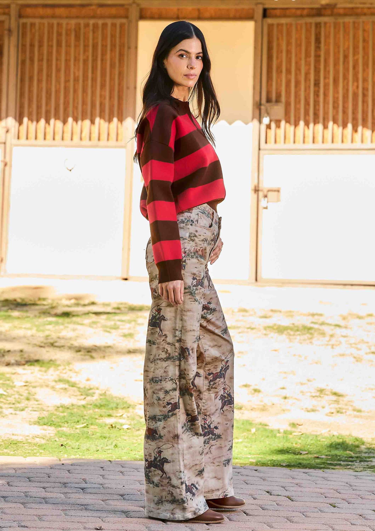 The Cowboy Wide Leg Jeans