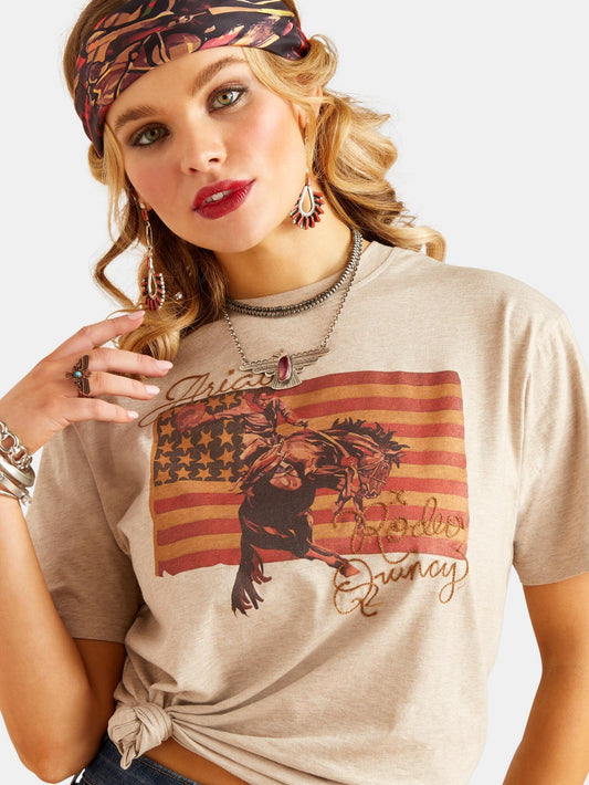 THE FLAG RODEO TEE {RODEO QUINCY}