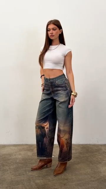 THE LONG HORN JEAN