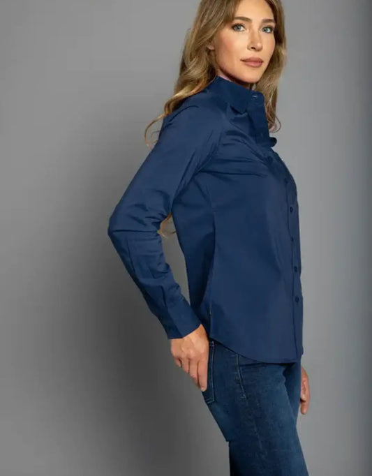 LADIES KR TEAM SHIRT {NAVY}
